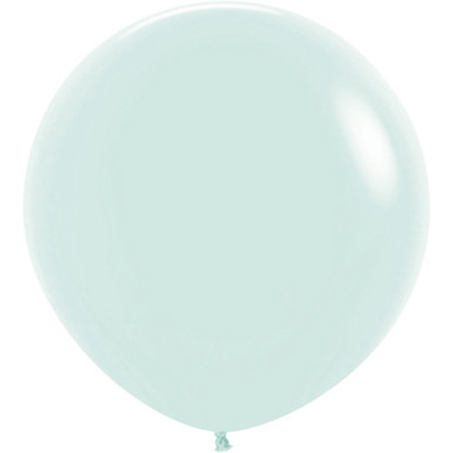3ft Pastel Matte Green Sempertex Latex Balloons (2)