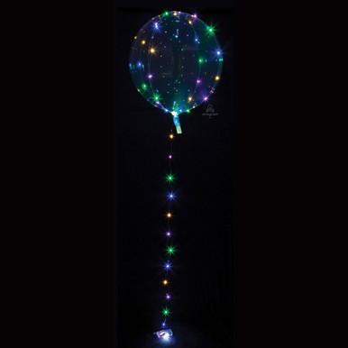 18 inch Crystal Clearz Multi Colour LED Balloon (1)