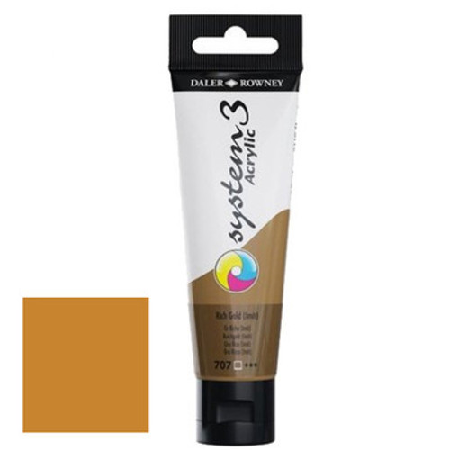 System 3 Rich Gold Acrylic Paint - 59ml (1) System 3 Rich Gold Acrylic Paint - 59ml (1)