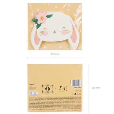 Floral Rabbit Paper Napkins (20)