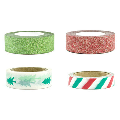 Festive Classics Washi Tape Collection - 1.5cm x 10m (4)