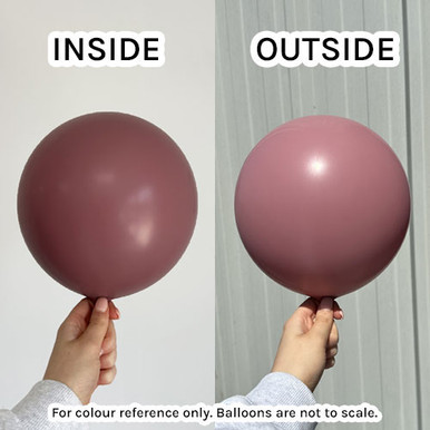 18" Retro Rosewood Kalisan Latex Balloons (25)