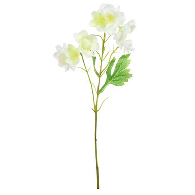 47cm Ivory Silk Dahlia Spray