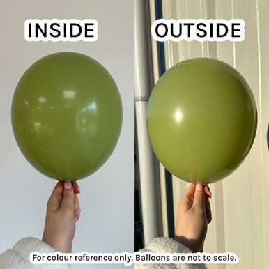 31" Standard Jungle Green Gemar Latex Balloons (10)