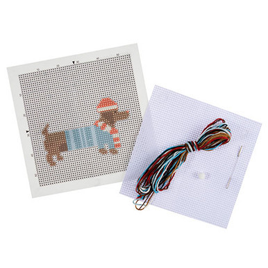 Trimits Christmas Dachshund Cross Stitch Kit (1)