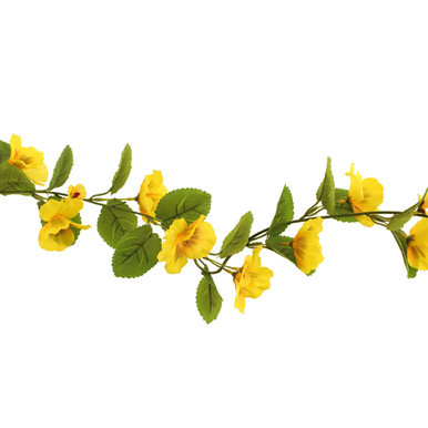 150cm Yellow Pansy Garland