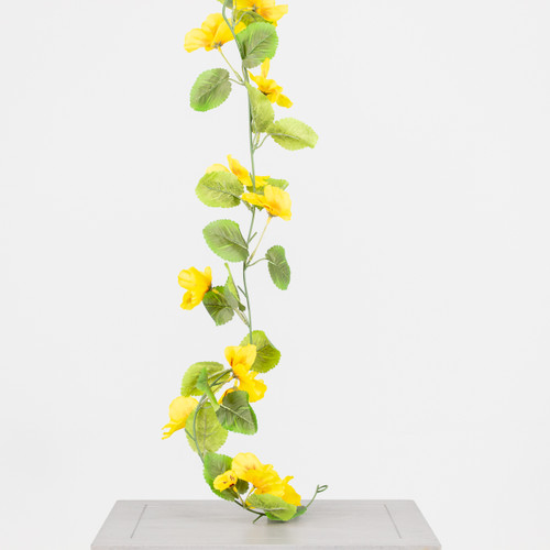 150cm Yellow Pansy Garland