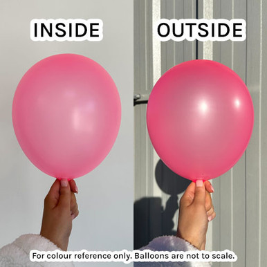 13" Neon Pink Gemar Latex Balloons (50)