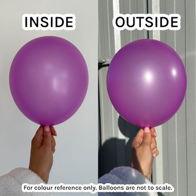 13" Neon Purple Gemar Latex Balloons (50)