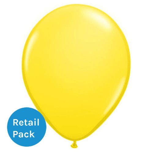 11" Standard Yellow Latex Balloons (6) 11" Standard Yellow Latex Balloons (6)
