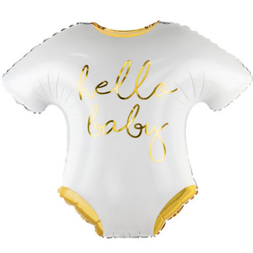20 inch Hello Baby Romper Foil Balloon (1) 20 inch Hello Baby Romper Foil Balloon (1)