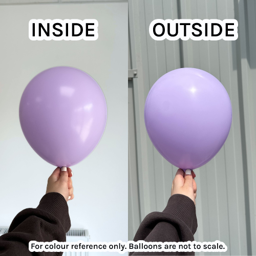 18" Macaron Lilac Kalisan Latex Balloons (25)