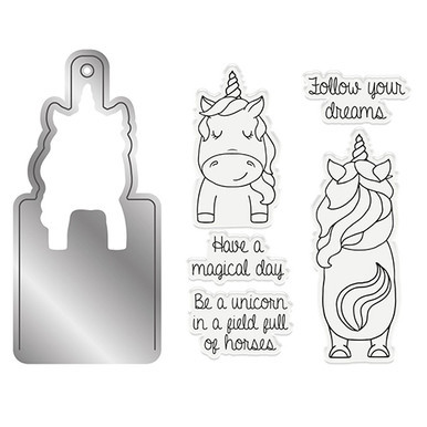 Unicorn Dreams Stamp & Die Set (6pcs)