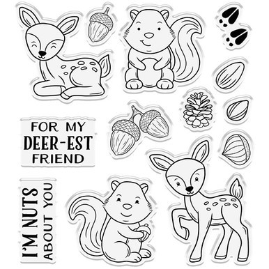 Nuts About You Stamp & Die Set (17pcs)