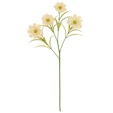 59cm White Lillia Daisy Spray