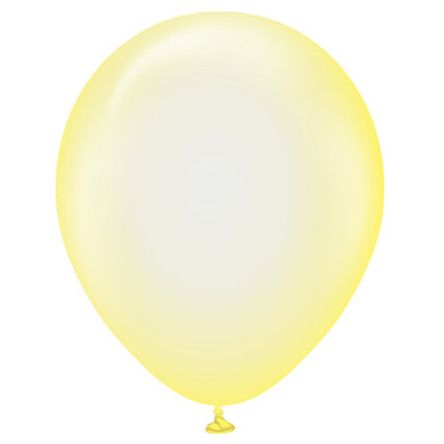 12" Pure Crystal Yellow Kalisan Latex Balloons (100) 12" Pure Crystal Yellow Kalisan Latex Balloons (100)