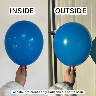 19" Standard Blue Gemar Latex Balloons (25)