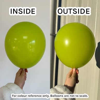 5" Standard Light Green Gemar Latex Balloons (50)
