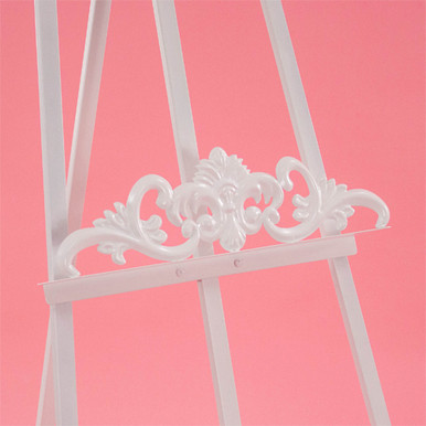 White Metal Easel - 165cm (1)