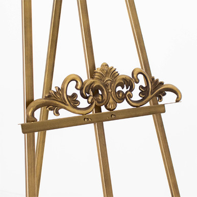 Antiqued Gold Metal Easel - 165cm (1)