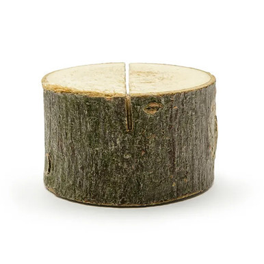 Wooden Log Place Card Holders (6)