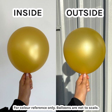 12" Metallic Gold Sempertex Latex Balloons (50)