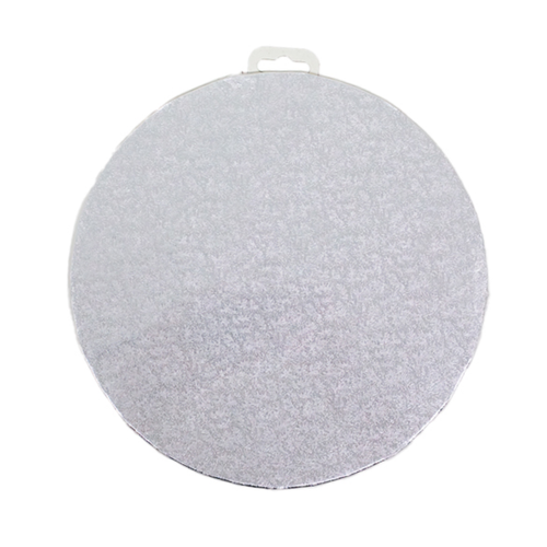 12 inch Silver Round Cake Board - 0.1 inch (1) 12 inch Silver Round Cake Board - 0.1 inch (1)