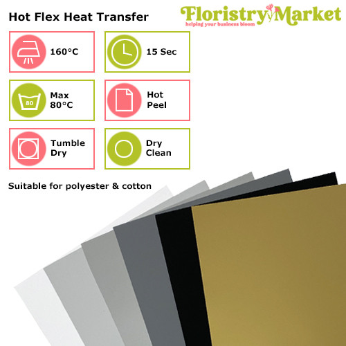 Frappe Hot Flex Clothing Vinyl - 230mm x 500mm (1 sheet)