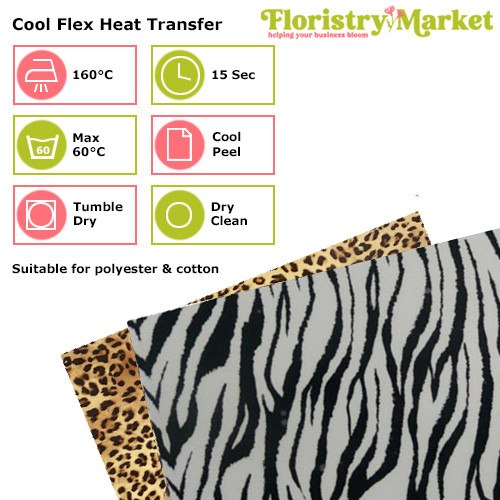 Leopard Artflex Clothing Vinyl - 230mm x 500mm (1 sheet)