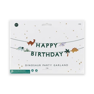 Dinosaur Blast Happy Birthday Paper Banner - 3m (1)