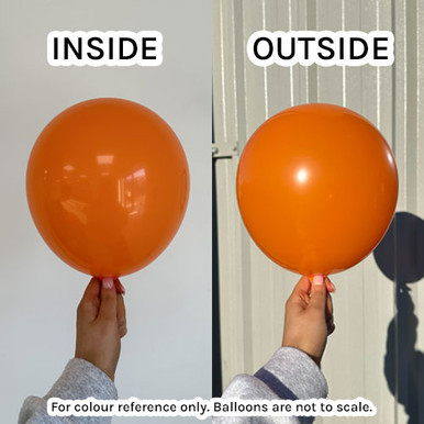 36" Orange Tuftex Latex Balloons (2)