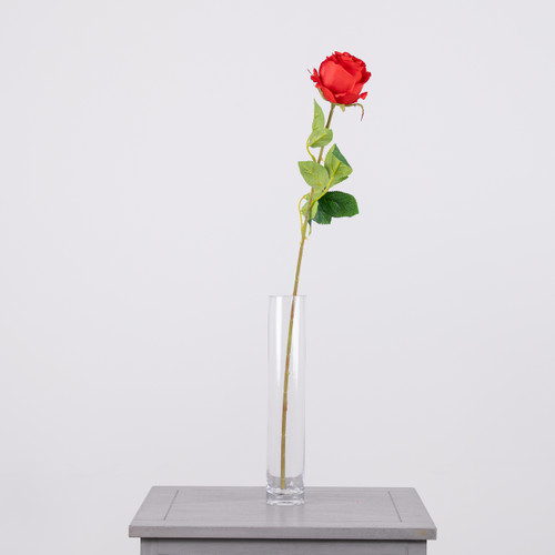 62cm Red Rose Stem (1)