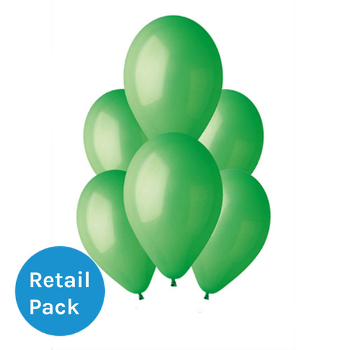 13" Standard Green Gemar Latex Balloons (10) 13" Standard Green Gemar Latex Balloons (10)
