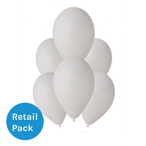 13" Standard Grey Gemar Latex Balloons (10) 13" Standard Grey Gemar Latex Balloons (10)