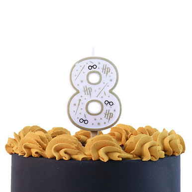 7cm Harry Potter Number 8 Candle (1)