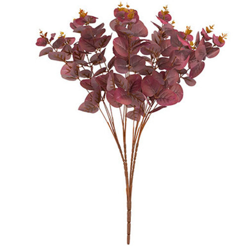 47cm Burgundy Eucalyptus Bush 47cm Burgundy Eucalyptus Bush