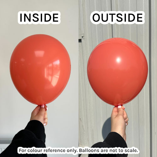 11" Coral Prima Latex Balloons (100)