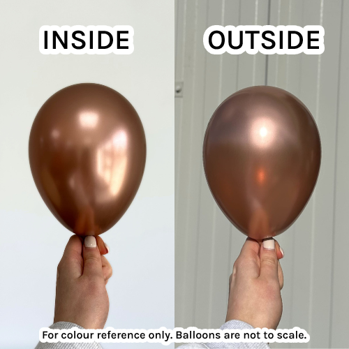 18" Glam Rose Gold Prima Latex Balloons (25)