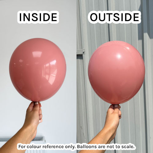 5" French Rose Prima Latex Balloons (100)