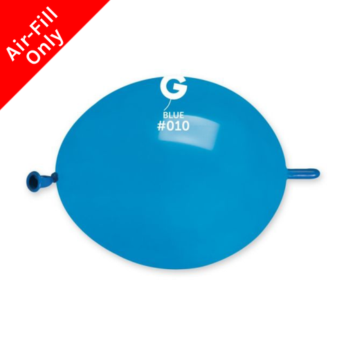 6” Standard Blue Gemar G-Link Latex Balloons (100)