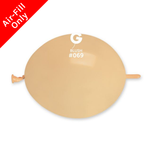 6” Standard Blush Gemar G-Link Latex Balloons (100)