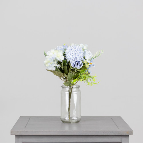 A Blue Small Springtide Floral Bunch, measuring approx. 28cm!