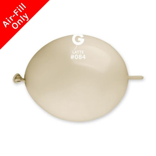 6” Standard Latte Gemar G-Link Latex Balloons (100)