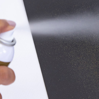 Gold Spray & Sparkle Glitter Varnish - 125ml (1)