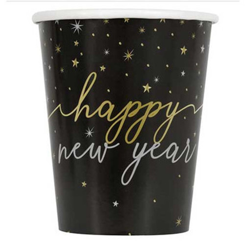 Happy New Year Disco Paper Cups (8) Happy New Year Disco Paper Cups (8)