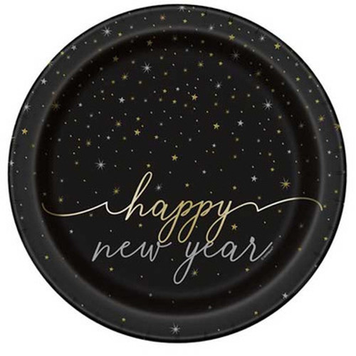 Happy New Year Disco Paper Plates (8) Happy New Year Disco Paper Plates (8)