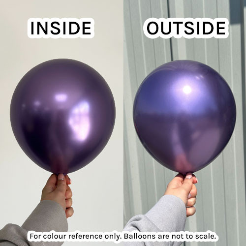260 Mirror Violet Kalisan Nozzle Up Entertainer Balloons (50)