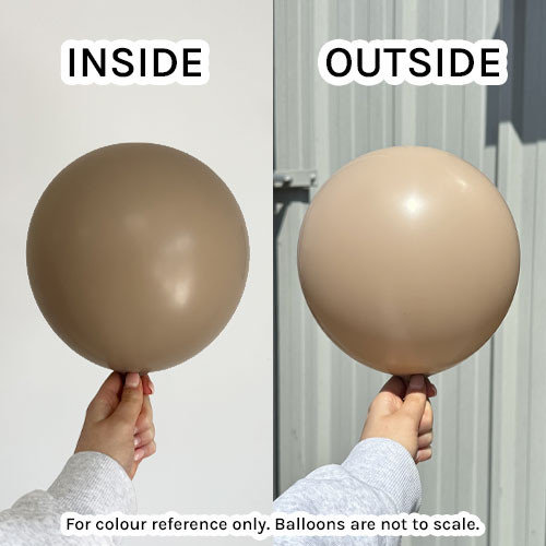260 Standard Hazelnut Kalisan Nozzle Up Entertainer Balloons (50)