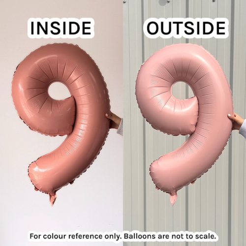 28 inch Light Pink Number 5 Foil Balloon (1)