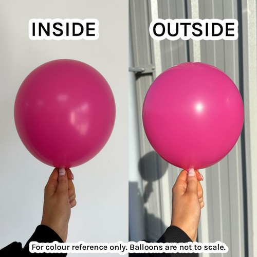 6" Fashion Fuchsia Link-O-Loon Latex Balloons (50)